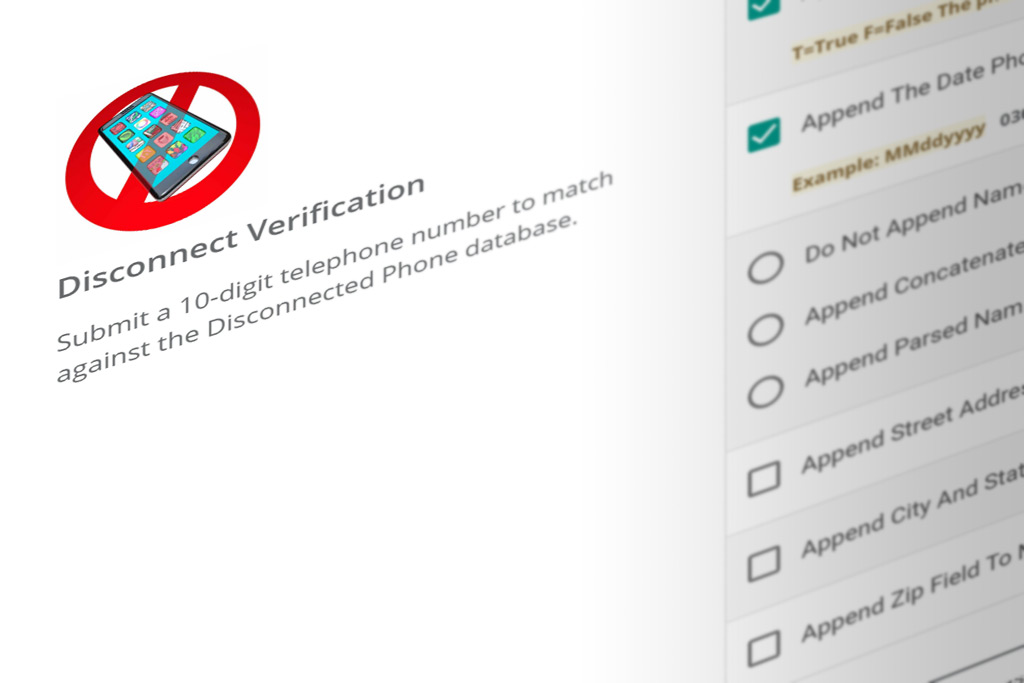 DIY Portal disconnected phone verification services